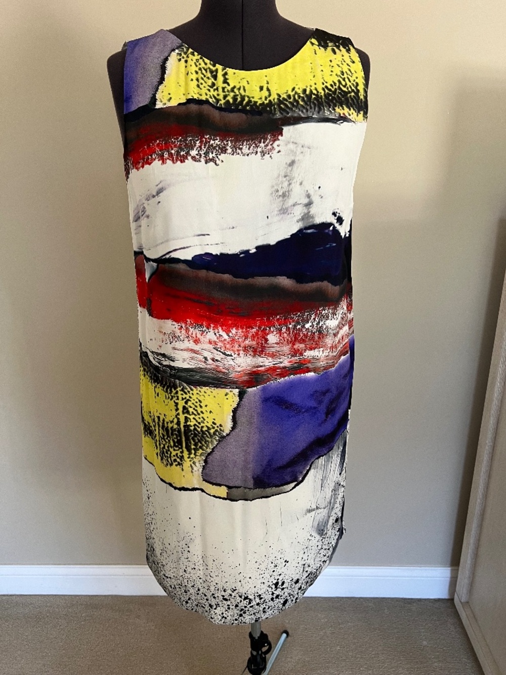 Boss Hugo Boss Istona Womens Dress Multicolored Size 8 Made In Poland